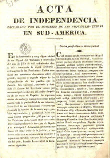 Acta de la Independencia Argentina