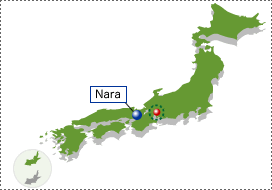 Mapa de Nara