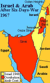 Mapa tras la guerra