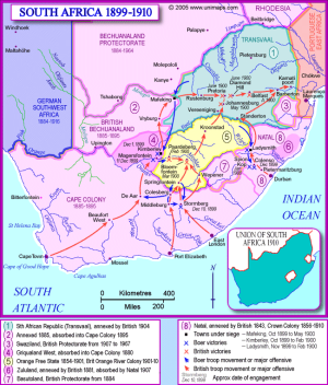 Sudáfrica durante la Guerra Anglo-Bóer