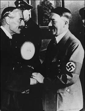 Chamberlain y Hitler
