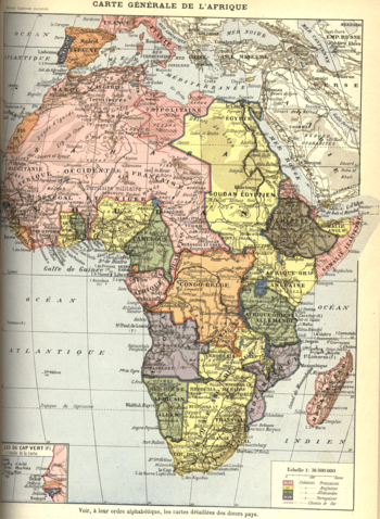 El reparto de África