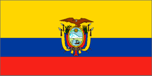 La bandera de Ecuador