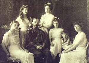 El zar Nicolás II y su familia