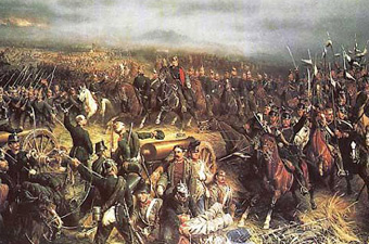 Batalla de Sadowa. Austria-Prusia